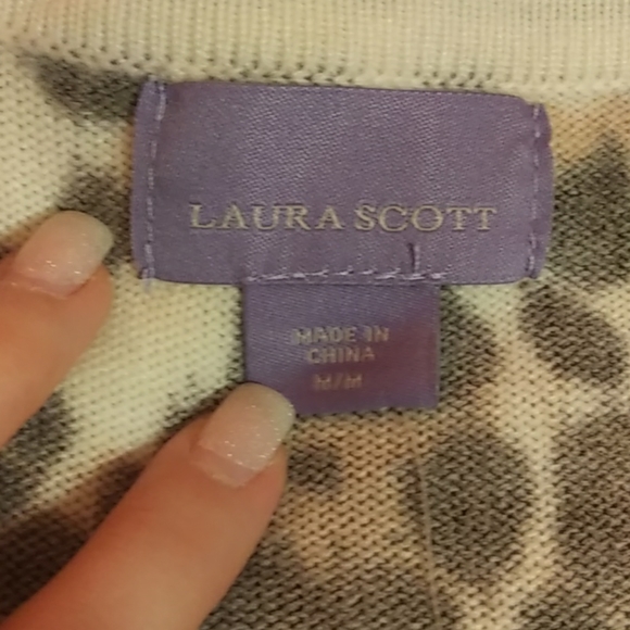 Laura Scott Blouse/Cardigan combo - Picture 3 of 4